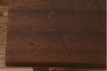 レトロ家具　昭和レトロ　温もりと懐かしさ溢れる薄型ワークデスク(片袖机、在宅ワーク、在宅用)