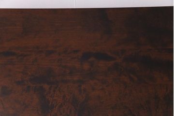 中古　北海道民芸家具　深みのある質感と作りの良さが魅力のローテーブル(座卓、リビングテーブル)(1)