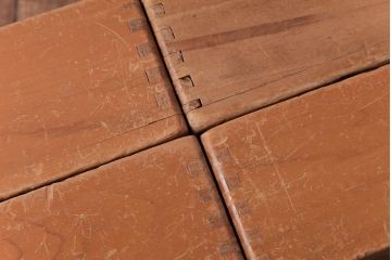 アンティーク雑貨　昭和レトロ　大きな積み木セット【マルチ/15ヶ組】(飾り台、花台、ディスプレイ雑貨)