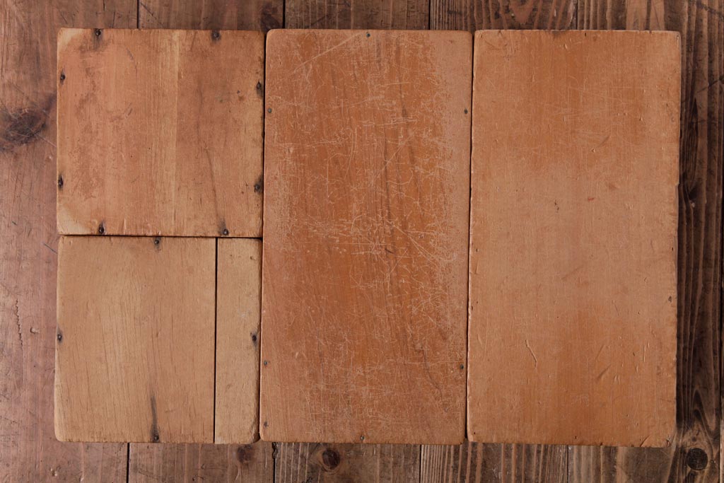 アンティーク雑貨　昭和レトロ　大きな積み木セット【マルチ/15ヶ組】(飾り台、花台、ディスプレイ雑貨)