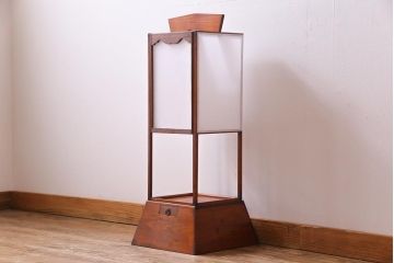 アンティーク雑貨　和製アンティーク　品のある和の風情が感じられる行灯(照明、スタンド)