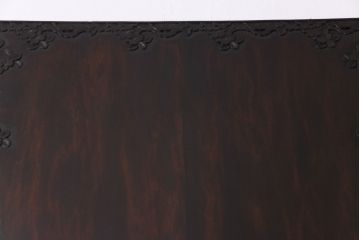 アンティーク家具　特注品　激レア!　華やかさが際立つ軽井沢彫りバタフライテーブル(エクステンションテーブル、ダイニングテーブル)