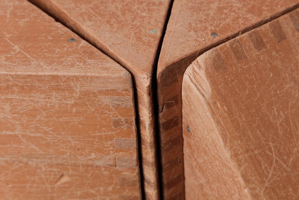 アンティーク雑貨　昭和レトロ　大きな積み木セット【マルチ/16ヶ組】(飾り台、花台、ディスプレイ雑貨)