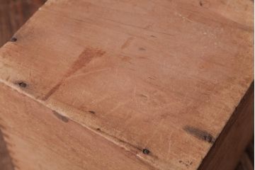 アンティーク雑貨　昭和レトロ　大きな積み木セット【四角形/10ヶ組】(飾り台、花台、ディスプレイ雑貨)