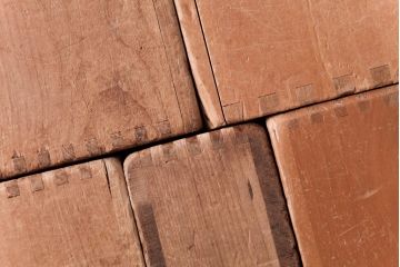 アンティーク雑貨　昭和レトロ　大きな積み木セット【四角形/10ヶ組】(飾り台、花台、ディスプレイ雑貨)