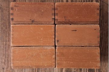 アンティーク雑貨　昭和レトロ　大きな積み木セット【マルチ/16ヶ組】(飾り台、花台、ディスプレイ雑貨)(1)