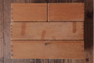 アンティーク雑貨　昭和レトロ　大きな積み木セット【マルチ/16ヶ組】(飾り台、花台、ディスプレイ雑貨)(2)