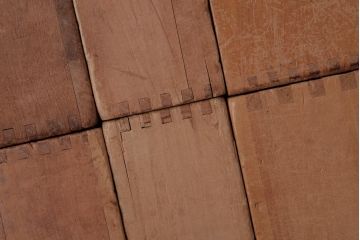 アンティーク雑貨　昭和レトロ　大きな積み木セット【マルチ/16ヶ組】(飾り台、花台、ディスプレイ雑貨)(2)