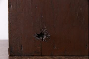 レトロ家具　昭和初期　古い木の質感が味わい深いレトロな小引き出し(小物収納、卓上収納)