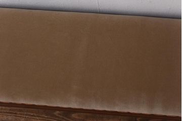 アンティーク家具　和製アンティーク　栓材　大正ロマンの雰囲気溢れるクッションベンチ(長椅子)