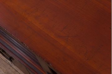 アンティーク家具　昭和初期　ヒノキ材　和の趣き溢れる上品な箪笥ローボード(収納棚、引き出し、リビングボード)