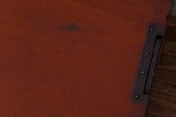 アンティーク家具　昭和初期　ヒノキ材　和の趣き溢れる上品な箪笥ローボード(収納棚、引き出し、リビングボード)