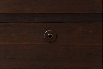 レトロ家具　昭和中期　桐材　レトロで素朴な箪笥ローチェスト(衣装箪笥、引き出し、桐箪笥、桐たんす)(2)