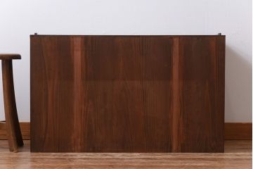 レトロ家具　昭和中期　桐材　レトロで素朴な箪笥ローチェスト(衣装箪笥、引き出し、桐箪笥、桐たんす)(2)