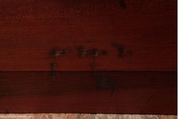 アンティーク家具　昭和初期　ヒノキ材　上品な雰囲気あふれる箪笥ローボード(チェスト、リビングボード、衣装箪笥)