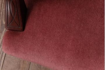 アンティーク家具　フランスアンティーク　マホガニー材　チッペンデール様式　優雅な佇まいのアームチェア(1人掛けソファ)