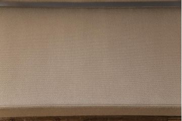 中古　神戸洋家具　永田良介商店　上質なつくりが魅力的なチロル型ソファ(3人掛けソファ)