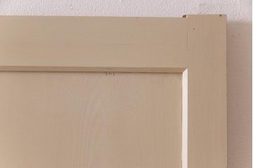 ペイント家具　レトロなペイントカラーが魅力の板戸2枚セット(引き戸、建具)