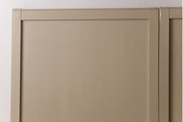 ペイント家具　レトロなペイントカラーが魅力の板戸2枚セット(引き戸、建具)