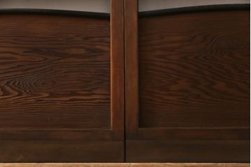 昭和中期　幅狭　竹の桟が風情を漂わせるアンティーク御簾戸(簾戸、簀戸、葭戸、夏障子、夏戸、葦戸)4枚セット