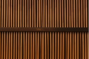 昭和中期　幅狭　竹の桟が風情を漂わせるアンティーク御簾戸(簾戸、簀戸、葭戸、夏障子、夏戸、葦戸)4枚セット