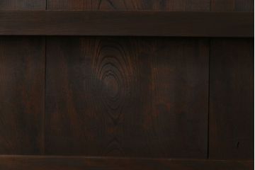 和製アンティーク　総ケヤキ材　無骨な雰囲気を漂わせるシンプルな蔵戸(引き戸、建具、玄関戸)