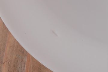 昔懐かしい白い平笠シェードの吊り下げ照明(天井照明、電笠)(3)