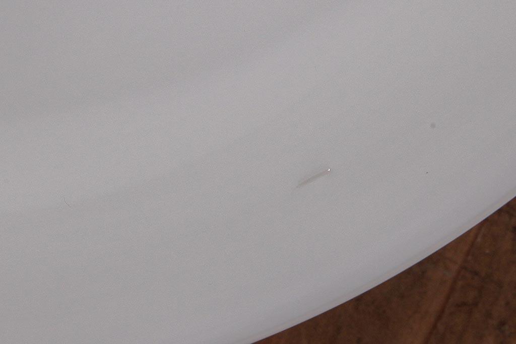 昔懐かしい白い平笠シェードの吊り下げ照明(天井照明、電笠)(3)