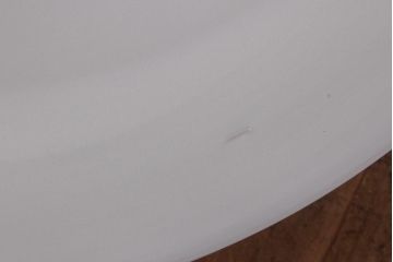 昔懐かしい白い平笠シェードの吊り下げ照明(天井照明、電笠)(3)