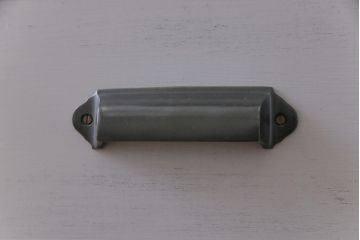 昭和中期　ペイント家具　落ち着いた雰囲気漂う片袖机(デスク、在宅ワーク、在宅用作業台)