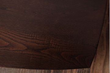 レトロ家具　昭和レトロ　栓材一枚板　味のある風合いと木目が趣のある豆ちゃぶ台(ローテーブル、花台)