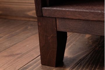 レトロ家具　昭和レトロ　脚付きリメイク　シンプルさと味わいが魅力のオープンラック(飾り棚)
