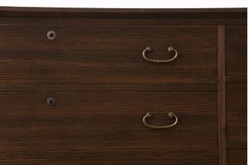 アンティーク家具　和製アンティーク　リメイク　桐材　シンプルで使い勝手の良い箪笥サイドチェスト(サイドボード、引き出し、桐箪笥、桐たんす)