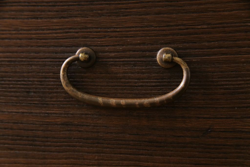 アンティーク家具　和製アンティーク　リメイク　桐材　シンプルで使い勝手の良い箪笥サイドチェスト(サイドボード、引き出し、桐箪笥、桐たんす)