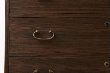 アンティーク家具　和製アンティーク　リメイク　桐材　シンプルで使い勝手の良い箪笥サイドチェスト(サイドボード、引き出し、桐箪笥、桐たんす)