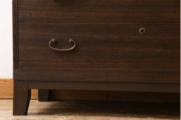 アンティーク家具　和製アンティーク　リメイク　桐材　シンプルで使い勝手の良い箪笥サイドチェスト(サイドボード、引き出し、桐箪笥、桐たんす)