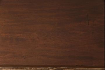 古材リメイク　朴の木(ホオノキ)　一枚板を使ったシンプルな鉄脚サイドテーブル(センターテーブル)
