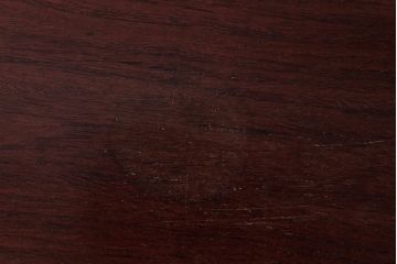 リメイク品　鉄脚　赤みを帯びた木色が上品な印象与えるサイドテーブル(センターテーブル、ベンチ、飾り台)