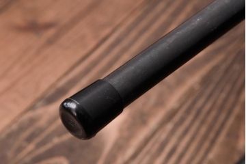 リメイク品　鉄脚　赤みを帯びた木色が上品な印象与えるサイドテーブル(センターテーブル、ベンチ、飾り台)(1)