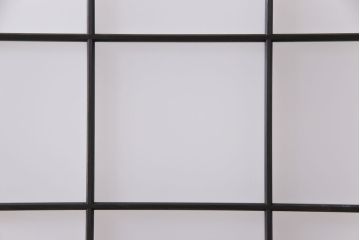 昭和中期　すりガラス入り　漆塗り　和モダンな雰囲気がお洒落な仕切り戸(建具、襖、引き戸)