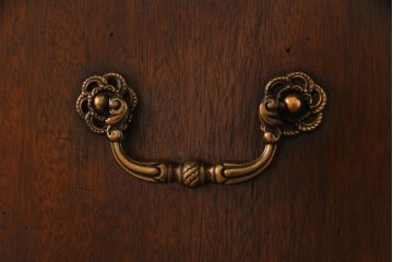 中古　アメリカ製　センチュリー社(CENTURY)　クラシックなデザインのキャスター付きデスク(作業台)(定価約198万円)