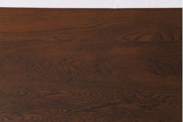 レトロ家具　昭和レトロ　ナラ材　収納力にも優れた薄型の片袖机(カウンターテーブル、作業台)