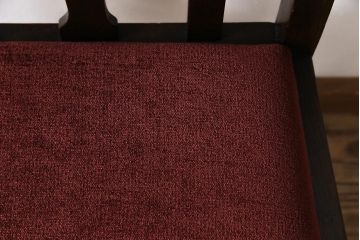 アンティーク家具　イギリスアンティーク　オーク材　挽き物の脚が目を引くダイニングチェア(ワークチェア、椅子)(2)