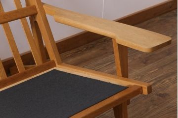 ビンテージ家具　北欧ヴィンテージ　Hans J Wegner(ハンス・J・ウェグナー)　GETAMA(ゲタマ) GE375  ハイバックイージーチェア(二人掛けソファ、ソファ)