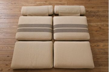 ビンテージ家具　北欧ヴィンテージ　Hans J Wegner(ハンス・J・ウェグナー)　GETAMA(ゲタマ) GE375  ハイバックイージーチェア(二人掛けソファ、ソファ)