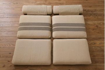 ビンテージ家具　北欧ヴィンテージ　Hans J Wegner(ハンス・J・ウェグナー)　GETAMA(ゲタマ) GE375  ハイバックイージーチェア(二人掛けソファ、ソファ)