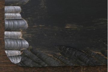 アンティーク雑貨　昭和期　民芸品　宇野広芳　木彫り　味わいのある表情の水戸農人形(置き物、ディスプレイ)