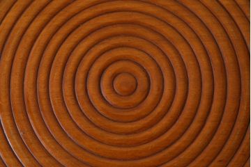 昭和中期　和モダンな雰囲気漂う茶櫃(菓子櫃、小物入れ)