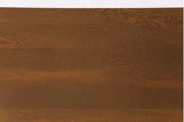 レトロ家具　昭和レトロ　ナラ材　収納力にも優れた薄型の片袖机(カウンターテーブル、作業台)(1)