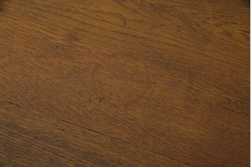 リメイク家具　ナラ材　懐かしさ感じる木味が魅力的なセンターテーブル(ローテーブル、リビングテーブル、作業台)(1)